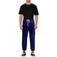 thumbnail image 2 of Pantalones de drawstring con lentejuelas INSPIRE CHIC para hombres, con cintura elástica, ropa de noche, jogger brillante 34 azul, 2 of 5
