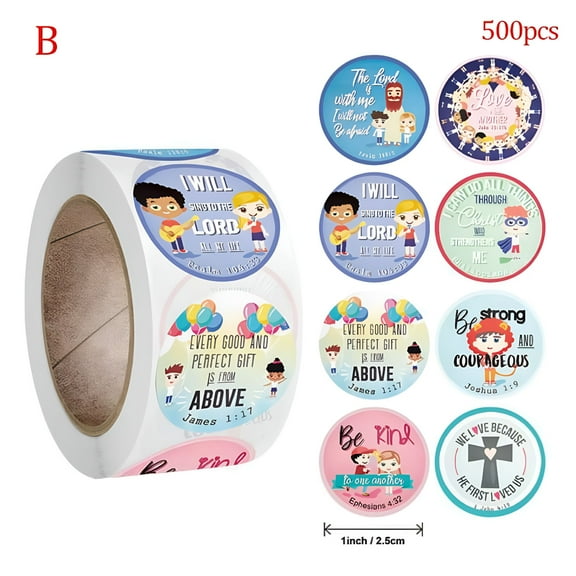 CCOCC Religious Stickers Christian Bible Verse Stickers for Kids