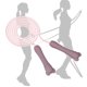 thumbnail image 4 of Cuerda de saltar para perder peso para entrenamiento físico, cuerda de gimnasio, hombres, mujeres y niños, alta velocidad Rosado, 4 of 9
