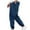 A01-Blue, variant on USNSM Men's Joggers Casual Multi Pockets Outdoor Cargo Pants Drawstring Elastic Waistband Tapered Trousers for Hiking Blue 3XL