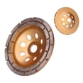 thumbnail image 4 of Diamond Cup Grinding Wheel, Concrete Grinding Wheel Multipurpose Double Row Grinding Wheel For Grinder For Cleaning For Polishing ANGGREK Otros, 4 of 8