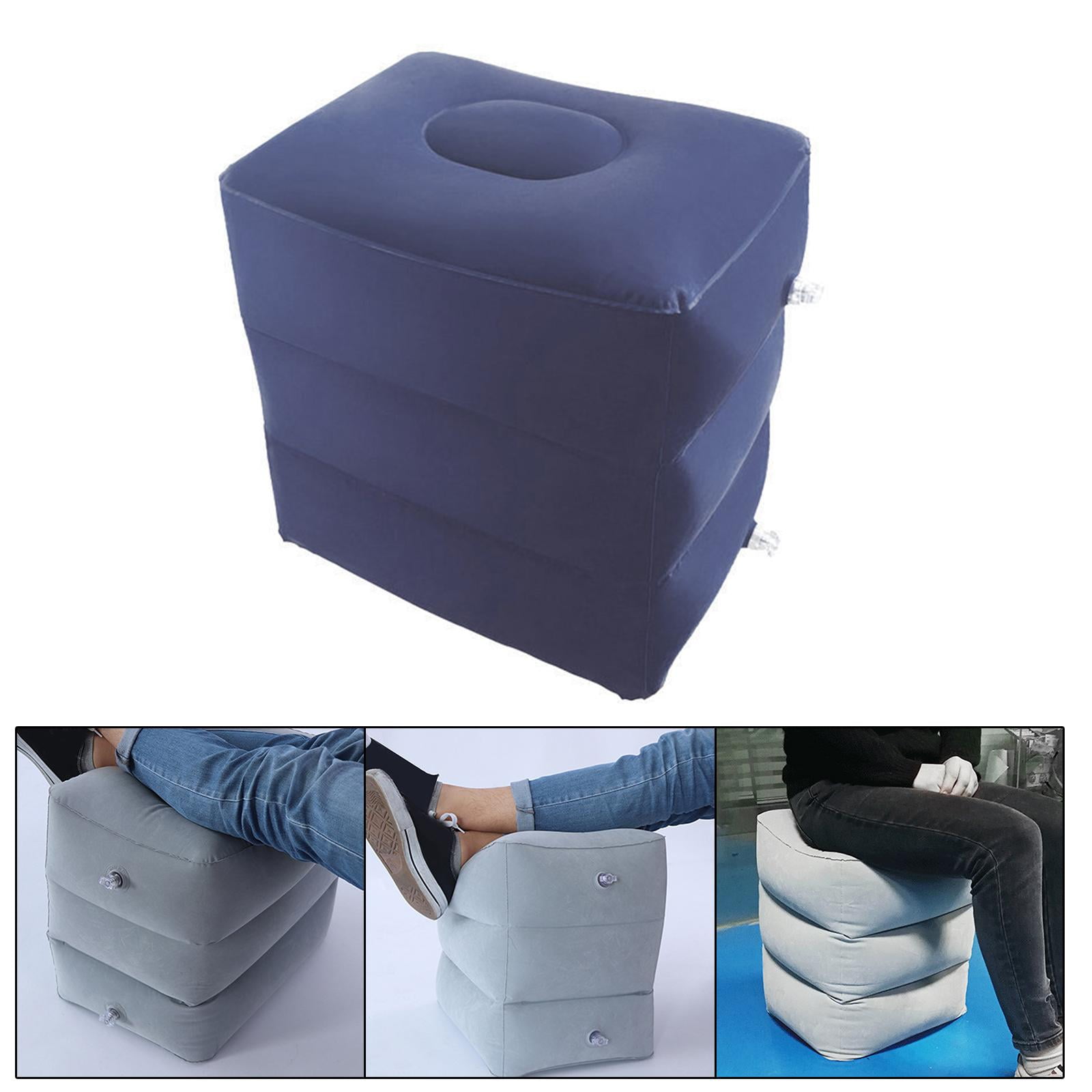 Inflatable leg rest for flights hot sale