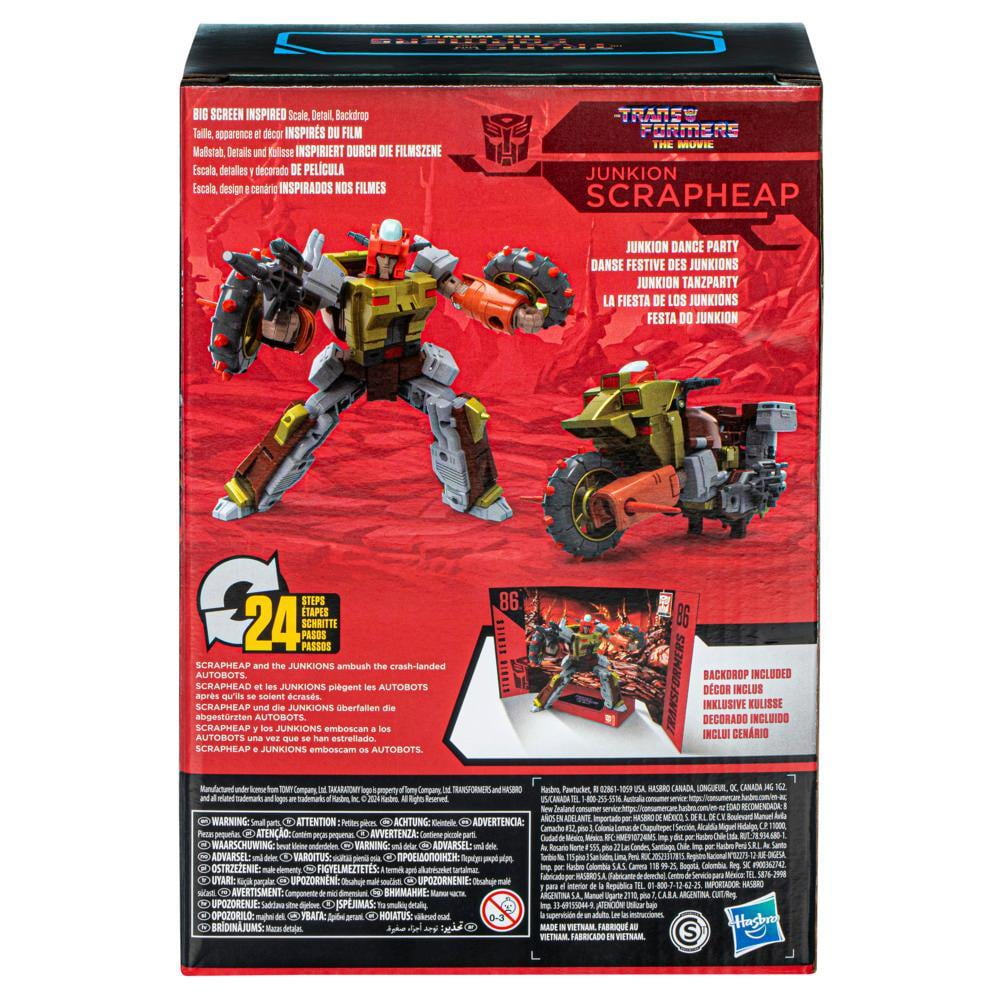 Transformers Studio Series Voyager Transformers the Movie 86-24 Junkion Scrapheap Action Figure