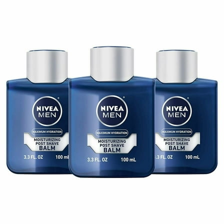 (3 Pack) Nivea Men Maximum Hydration Moisturizing Aftershave Balm, 3.3 oz