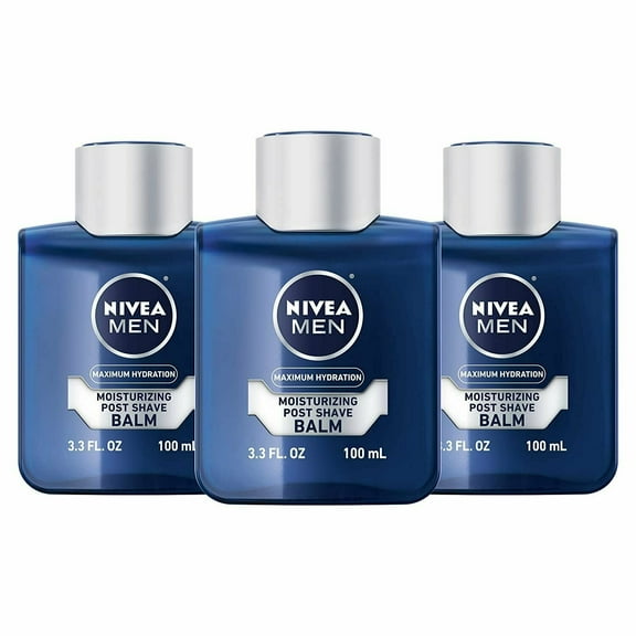 (3 Pack) Nivea Men Maximum Hydration Moisturizing Aftershave Balm, 3.3 oz