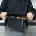 thumbnail image 2 of TrueCraftware- 1/4 Size 6” Deep Food Pan Polycarbonate Black Color- Food Storage Containers Plastic Food Pan Restaurant Commercial Hotel Pans for Food Prep Fruits Vegetables Beans Corns, 2 of 5