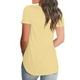 thumbnail image 4 of Harpily Shirts for Women Womens Short Sleeve V Neck Loose Casual T Shirts Summer Tops, 4 of 6