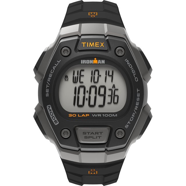 Reloj Timex Ironman Classic 30 con caja de 38 mm y correa de resina, 100 m