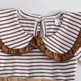 thumbnail image 4 of Hienoo Infant Girl Summer Outfits Cute Striped Short Sleeve Top Skirt Set, Sizes 6M-3T, 4 of 6
