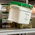 thumbnail image 4 of 4 QT (Quart) Food Storage Container with Lid (2 Pack) - FreshPro Series (Clear), 4 of 4