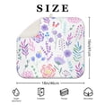 thumbnail image 4 of Microfibre Drying Mat for Kitchen Watercolor Purple Flower Pink Dish Drying Drainer Mat Absorbent Drying Mat Washing Up for Glass, Plate & Cup 16inch X 18inch, 4 of 7