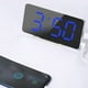 thumbnail image 5 of LED DIGITAL Alarma Inicio Pantalla grande Snooze Snooze Tabletop Clock Modo de atuñado Ajustable Mostrar Despertar relojes Dispositivos Azul seitruly HA039000-04B, 5 of 7
