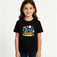 thumbnail image 2 of Girls Graphic Tees 2nd Grade Back To School Kids T Shirt Cute 100% Cotton Short Sleeve Soft Tops 4-13Y, 2 of 5