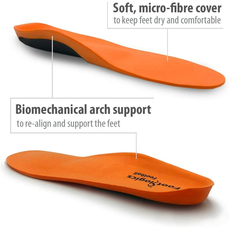 Custom Orthotics Soccer Cleat Insoles For Flat Feet Footlogics Full