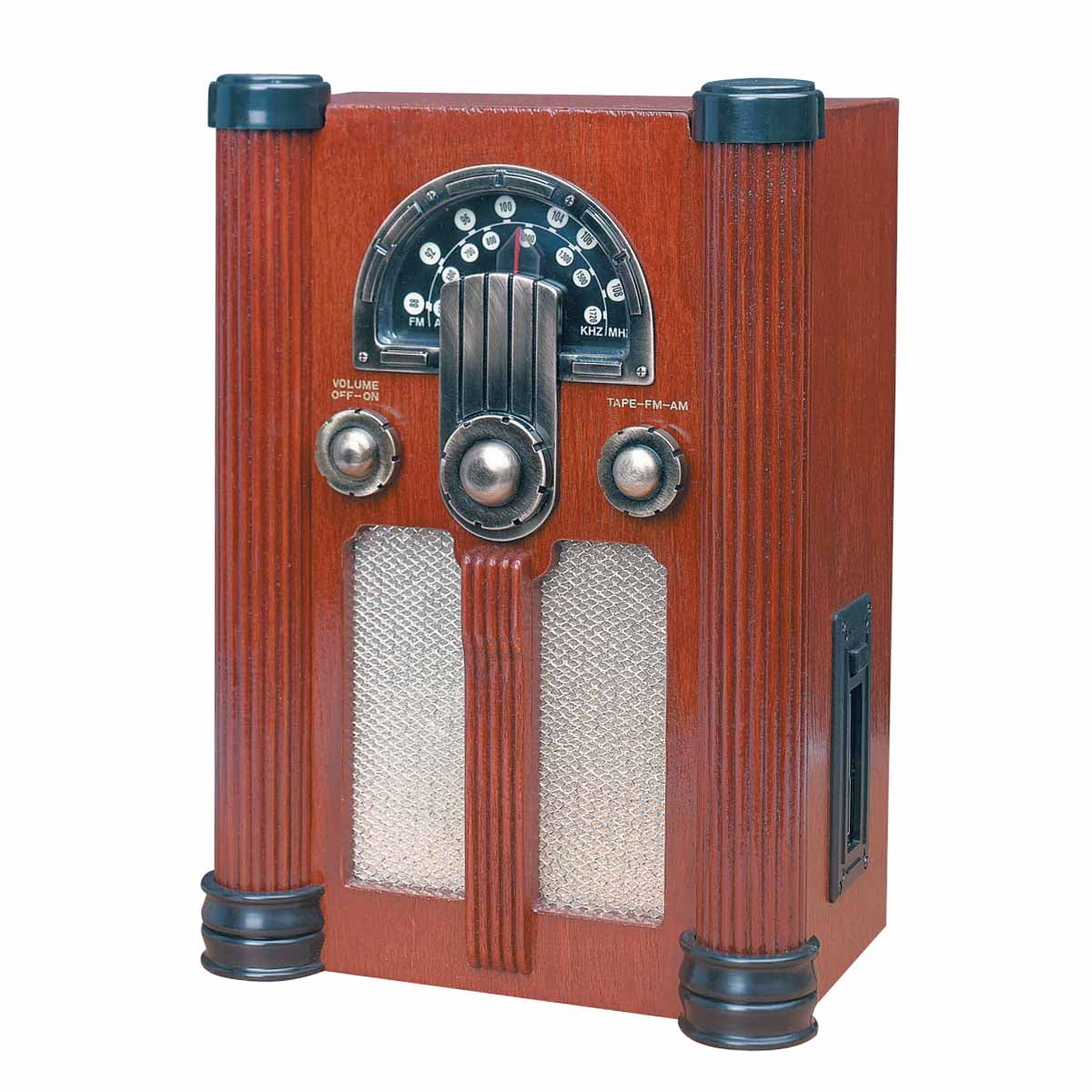 Radios Natural Oak Empire Tape/Radio AC Operated 14"H Renovator's