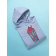 thumbnail image 3 of Classic Cup Design - Retro ICEE 'Coldest Drink In Town' Men's Hoodie, 3 of 4