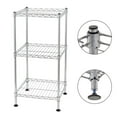thumbnail image 5 of Ktaxon 3 Shelves Unit Metal Storage Rack Durable Organizer, 5 of 6