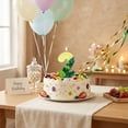 thumbnail image 6 of Green Dinosaur Number Birthday Candle, Creative Cartoon Animal Cake Topper for Party Decor, Fun Birthday Celebration Supplies, Decorative Accessory, Number 2, 6 of 6