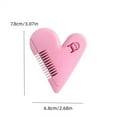 thumbnail image 3 of Cute Peach Heart Hair Cutting Comb Double Trimmer Manual Self Styling Tool for Children and Adults, 3 of 7