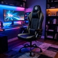 thumbnail image 1 of FOH Silla Gamer, Ergonomica Reclinable hasta 135°, con Apoyabrazos Ajustables Adelante y Atras, Cojin Cervical y Lumbar Ajustables, Tela Transpirable, Capacidad de Carga, 1 of 7