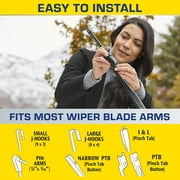 Rain-x 810165 Latitude Water Repellency Wiper Blade, 22 Fits 2008-2026 Ford F-150, 2000-2026 Chevrolet Silverado and many more - 2 Pack