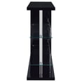 thumbnail image 3 of Prescott Rectangular Home Wine Table Black High Gloss, 3 of 9