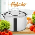thumbnail image 6 of Nutrichef Stainless Steel Sturdy and Durable Stain-Resistant 3 Quart Kitchen Saucepot Lid W/ Handle, 6 of 6