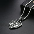 thumbnail image 6 of Avaner Saint Michael Necklace, Stainless Steel St Michael The Archangel Pendant Amulet for Men Women with Gift Packaging, 6 of 7