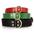 thumbnail image 6 of Pet Artist Durable Genuine Leather Pet Dog Collars Adjustable Metal Buckle and D-Ring for Medium Large Breeds, 6 of 9