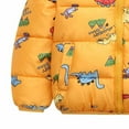 thumbnail image 4 of Hicidod Toddler Fleece Jacket Hooded Long Sleeved Winter Warm Down Coats Cute Printed Lined Fleece Padded Puffer Jackets, 4 of 5