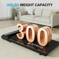 thumbnail image 6 of SupeRun Walking Pad, Under Desk Treadmill, 3 in 1 Portable Treadmill with Remote Control LED Display, 2.5 HP Quiet Walking Jogging Machine for Office Home Use, 300 Lbs Capacity, 6 of 16