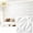 White, variant on Yeslife 33-Pack White PVC 3D Wall Panel Set, 11.8"x11.8" Diamond Pattern Accent Wall Covering for Interior Home Décor - Living Room, Bedroom, Office, TV Background