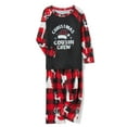 thumbnail image 5 of Elippeo Family Matching Christmas Pajamas, Letter  Hat Print Long-Sleeved Tops + Deer Pattern Trousers Sleepwear Outfits, 5 of 10