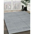 thumbnail image 2 of Ahgly Company Indoor Round Contemporary Light Slate Gray Abstract Area Rugs, 5' Round, 2 of 6