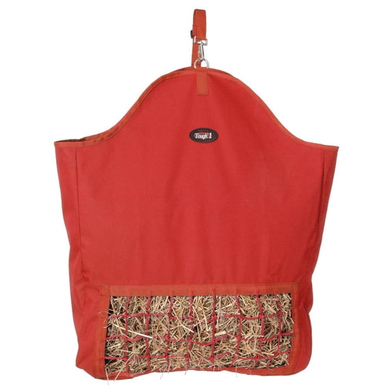 Tough 1 Slow Feed Hay Pouch Solids Red