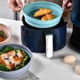 thumbnail image 4 of Hicess Silicone Air Fryer Tray Reusable Baking Pan Non-Stick Basket Liners Heat-Resistant Oven Accessories for Healthy Cooking, 4 of 8