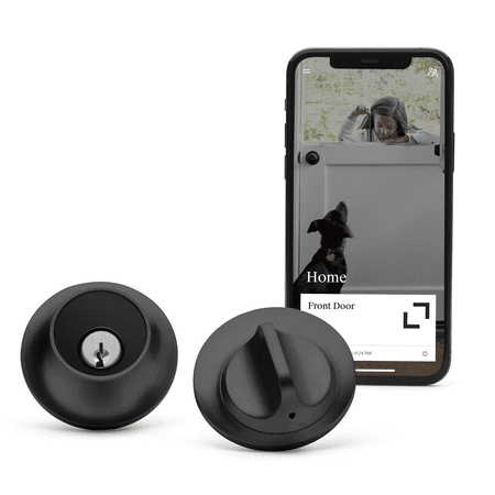 Level Lock Smart Lock  Keyless Entry  Smartphone Access  Bluetooth Enabled  Works with Apple HomeKit - Matte Black