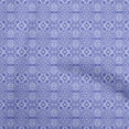 thumbnail image 1 of oneOone Georgette Viscose Blue Fabric Asian Ikat Sewing Material Print Fabric By The Yard 42 Inch Wide, 1 of 4