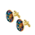 thumbnail image 2 of Turtle Elegant Men's Cufflinks for Formal Attire Made of Stainless Steel Ideal for Business Meetings and Special Occasions, 2 of 6
