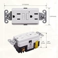 thumbnail image 5 of Faith 15A GFCI Outlets, Slim, GFI Receptacles, White, 3 Pack, 5 of 6