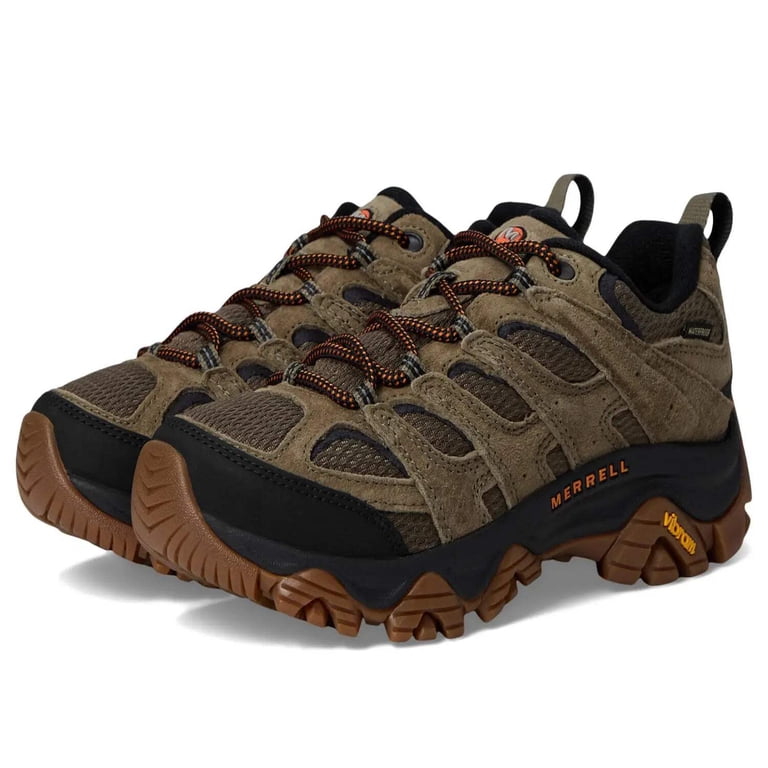 Merrell Moab 3 Mid Waterproof Men\'s Athletic Shoes - Olive/Gum Brown and Black Men main image 2