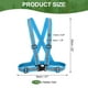thumbnail image 2 of Chaleco de Seguridad Reflectante Uxcell, Chalecos Hi-Vis, Tiras de Alta Visibilidad Ajustables para Trotar al Aire Libre Azul Cielo, 2 of 7