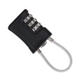 thumbnail image 1 of TSA Luggage Locks Resettable 3 Digit TSA Combination Padlock for Office Gym Locker Suitcase Black, 1 of 2