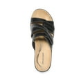 thumbnail image 4 of Women's Arch Support Slides - Adjustable Straps & Comfortable Wedge Heel, Soft Faux Suede Lining, 4 of 5