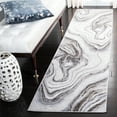 thumbnail image 2 of SAFAVIEH Orchard Edwin Modern Runner Rug, Grey/Ivory, 2'2" x 7', 2 of 8