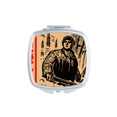 thumbnail image 1 of Hammer Tower Lamp China Worker Square Mirror Portable Compact Pocket Makeup Double Sided Glass, 1 of 3