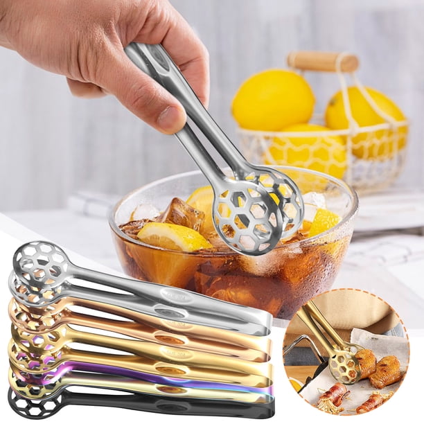 Ganfancp Utensilios de Cocina 304 Acero Inoxidable Pinza para Carne Pinza para Pan Pinza para Verduras Pinza para Carne Barbacoa Ofertas de La Semana 1X Porta Alimentos de Acero Inoxidable 304