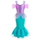 thumbnail image 1 of Vestido de sirena para niña pequeña, disfraz de princesa para playa, Carnaval, fiesta temática escolar, ropa de juego de rol Fivean unisex, 1 of 2