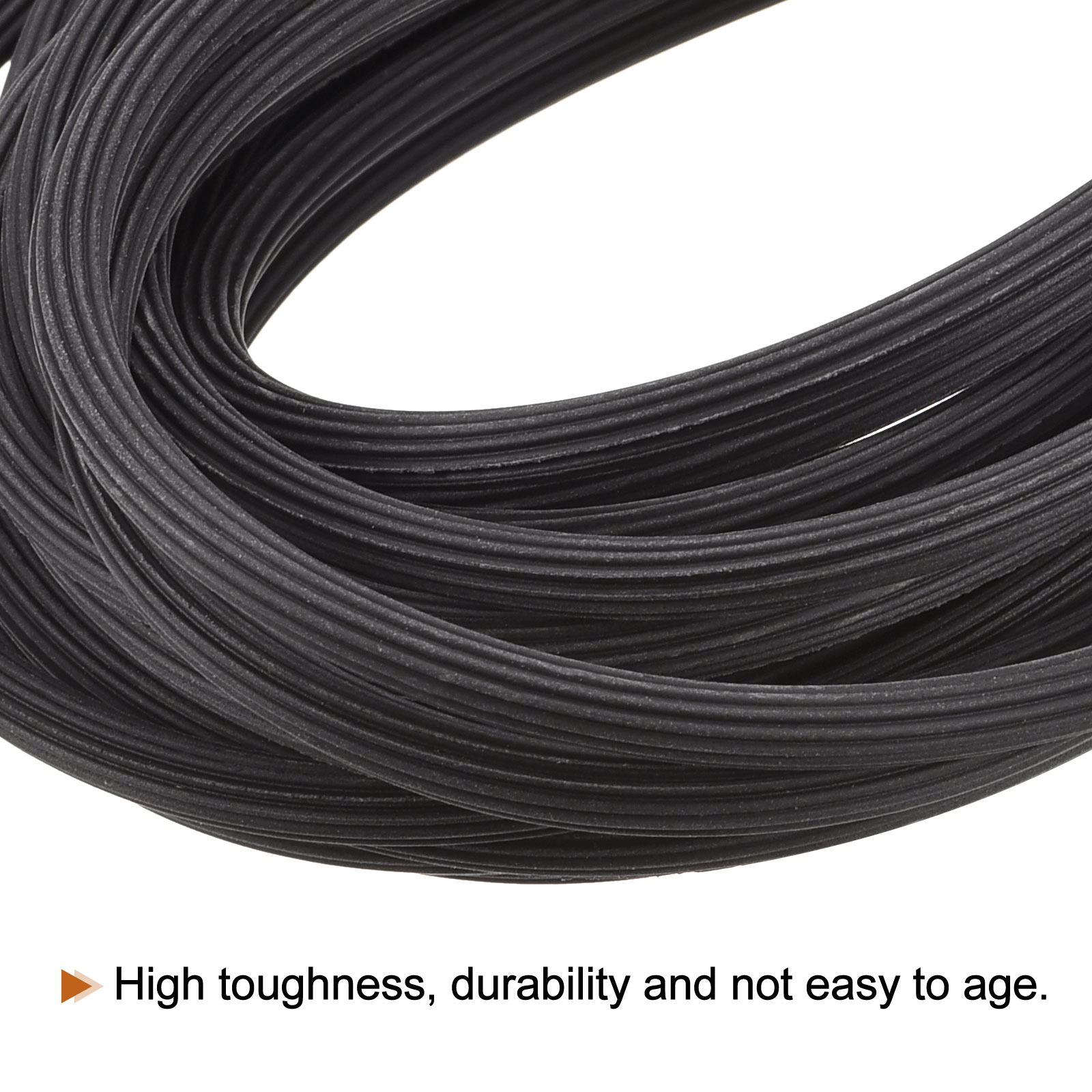 Unique Bargains Polyvinyl Chloride Screen Spline Hollow Core 12M/39.37Ft L 3mm OD