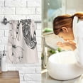 thumbnail image 6 of Coolnut Art Floral Elephant Patterned Hand Towels 2 PCS, Cotton Bath Towel for Drying Face Hands Body Decorative Water Absorbent Lightweight Towels for Bathroom Ktichen Travel Gym, 16"x28", 6 of 6